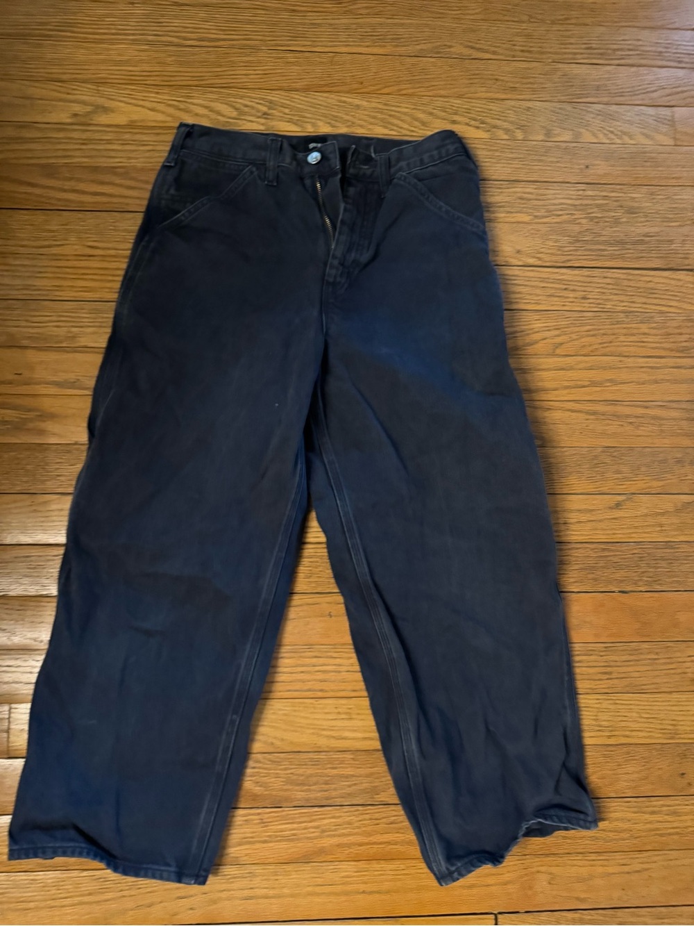 Edwin Women's Cropped Navy Carpenter Jeans size 26